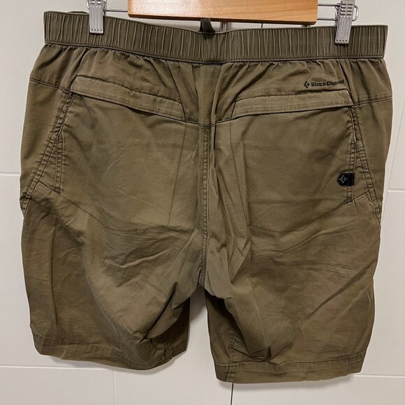 Black Diamond Shorts  - Green  - 98% Cotton 2% Elastane - Picture 4 of 6